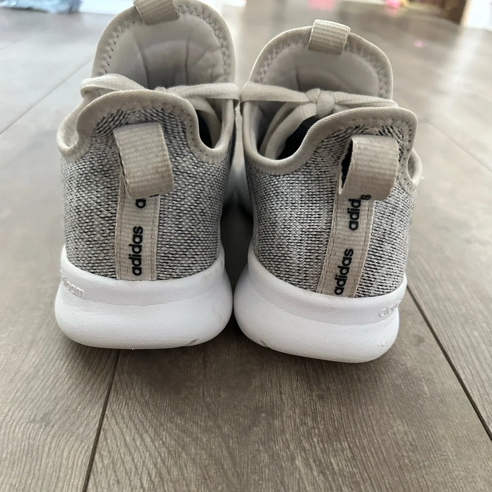 Adidas Womens Cloudfoam Pure 2.0 H04756 Gray Running Shoes Sneakers Size 9.5